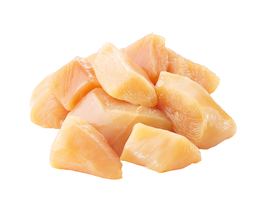 con CARNE DE POLLO DESHUESADA