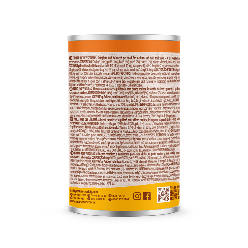 PAT&Eacute; ADULTO MED/MAXI FRANGO