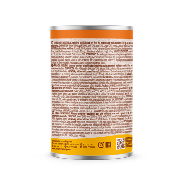 TERRINE ADULTE MED/MAXI POULET