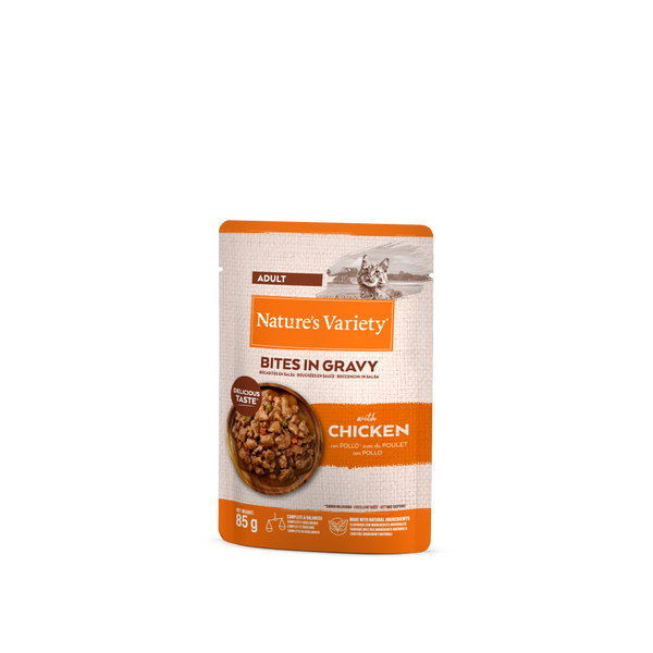 NVC BITES IN GRAVY  WITH CHICKEN