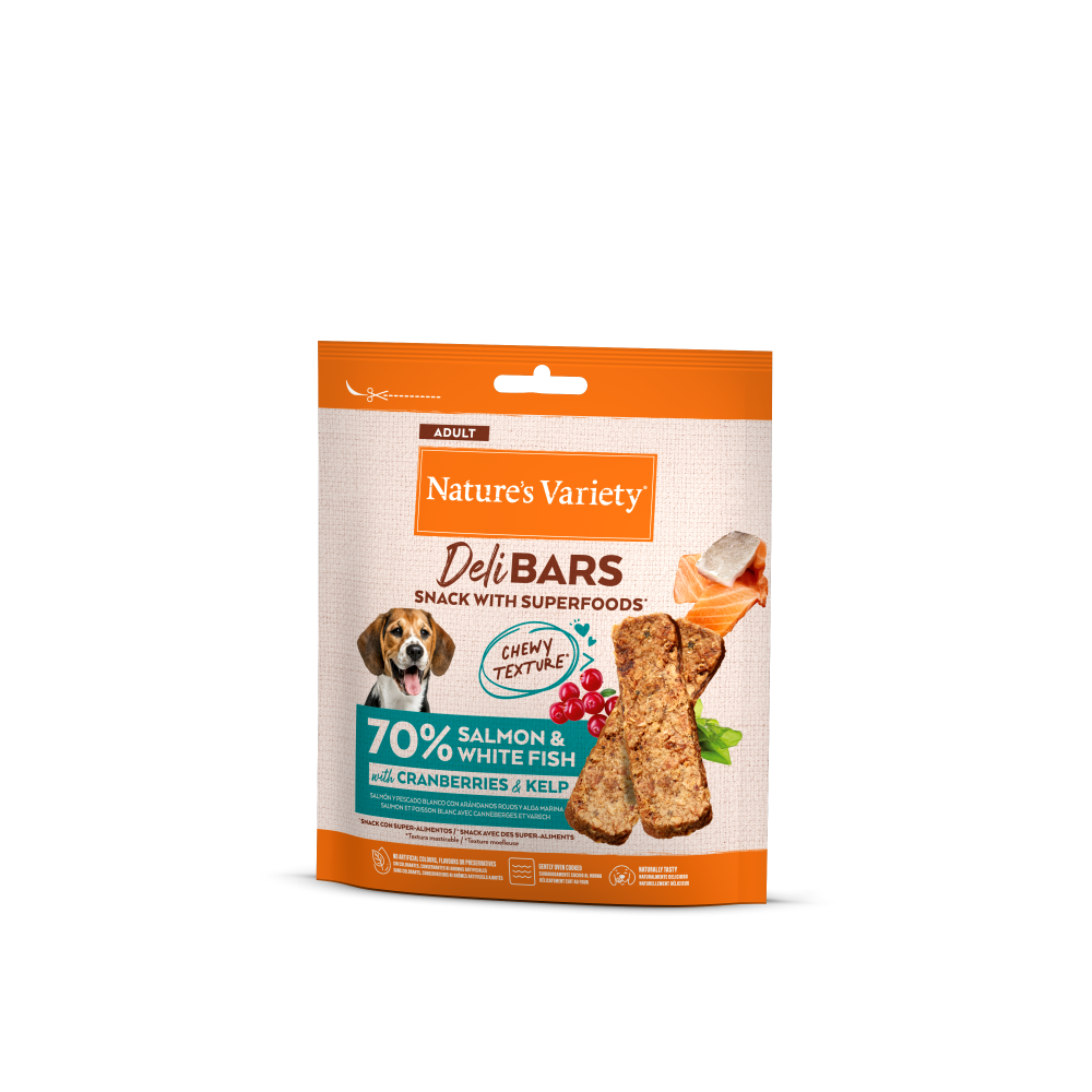 DeliBars Superfood Snacks Salmon and White Fish