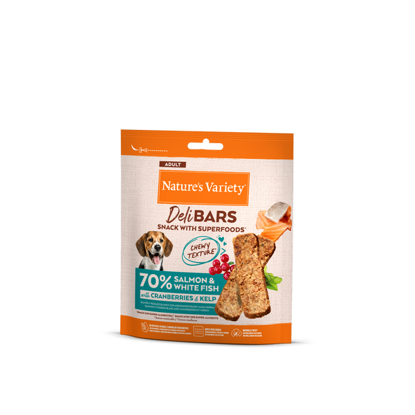 DeliBars Superfood Snacks Salm&oacute;n y Pescado Blanco