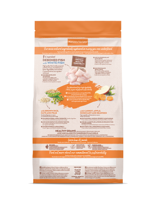 HEALTHY GRAIN STERILIZED POISSON BLANC