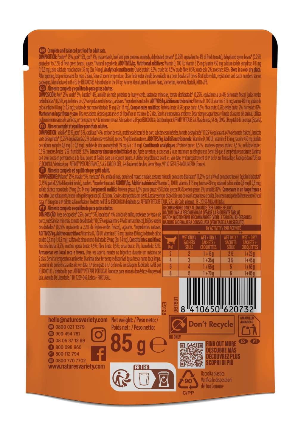 NVC BITES IN GRAVY WITH COD