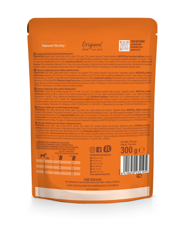 Pat&ecirc; Original Medium/Maxi Frango