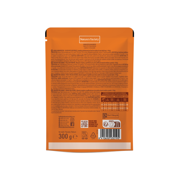 PAT&Eacute; MONOPROTE&Iacute;NA ANIMAL ADULTO MED/MAXI FRANGO