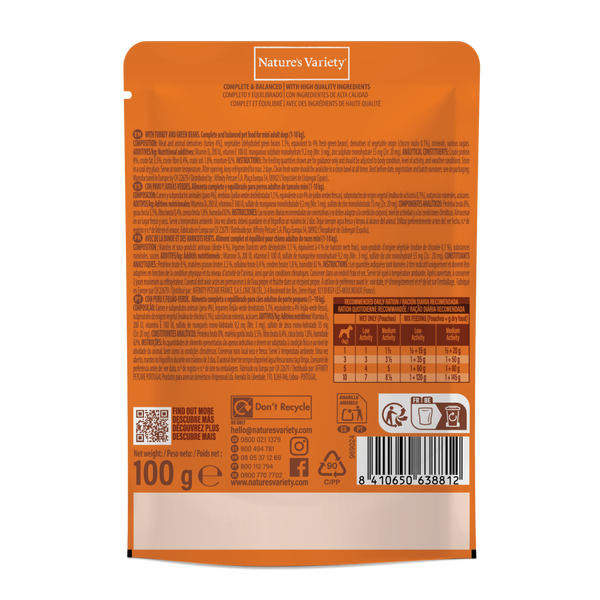 BOUCH&Eacute;ES EN SAUCE AVEC DE LA DINDE ET DES HARICOTS VERTS