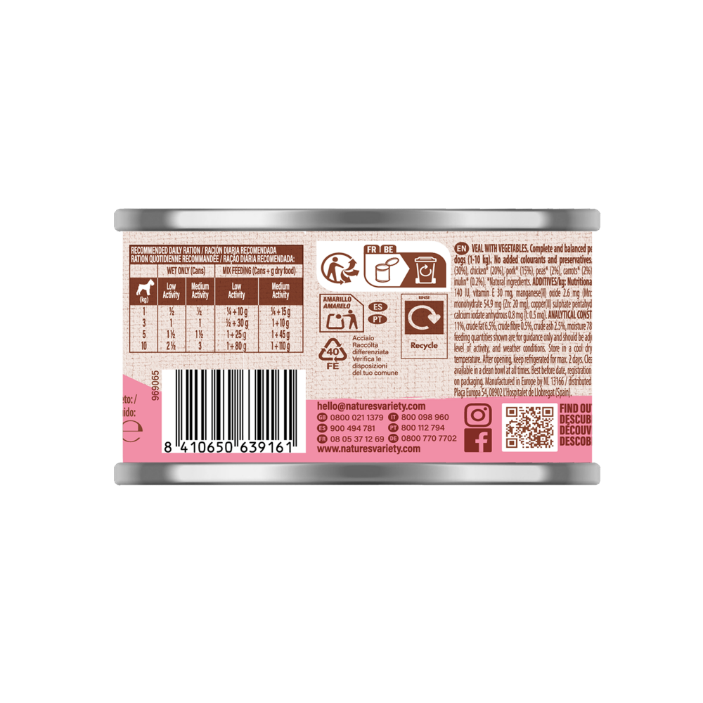 PAT&Eacute; ADULTO MINI VITELA