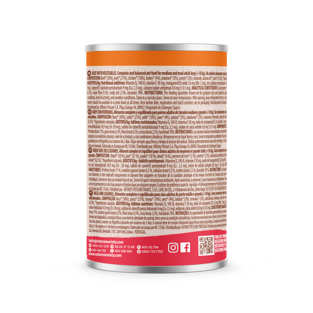 PAT&Eacute; ADULTO MED/MAXI VACA