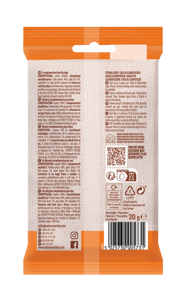 Freeze Dried Meat Bites Lamb