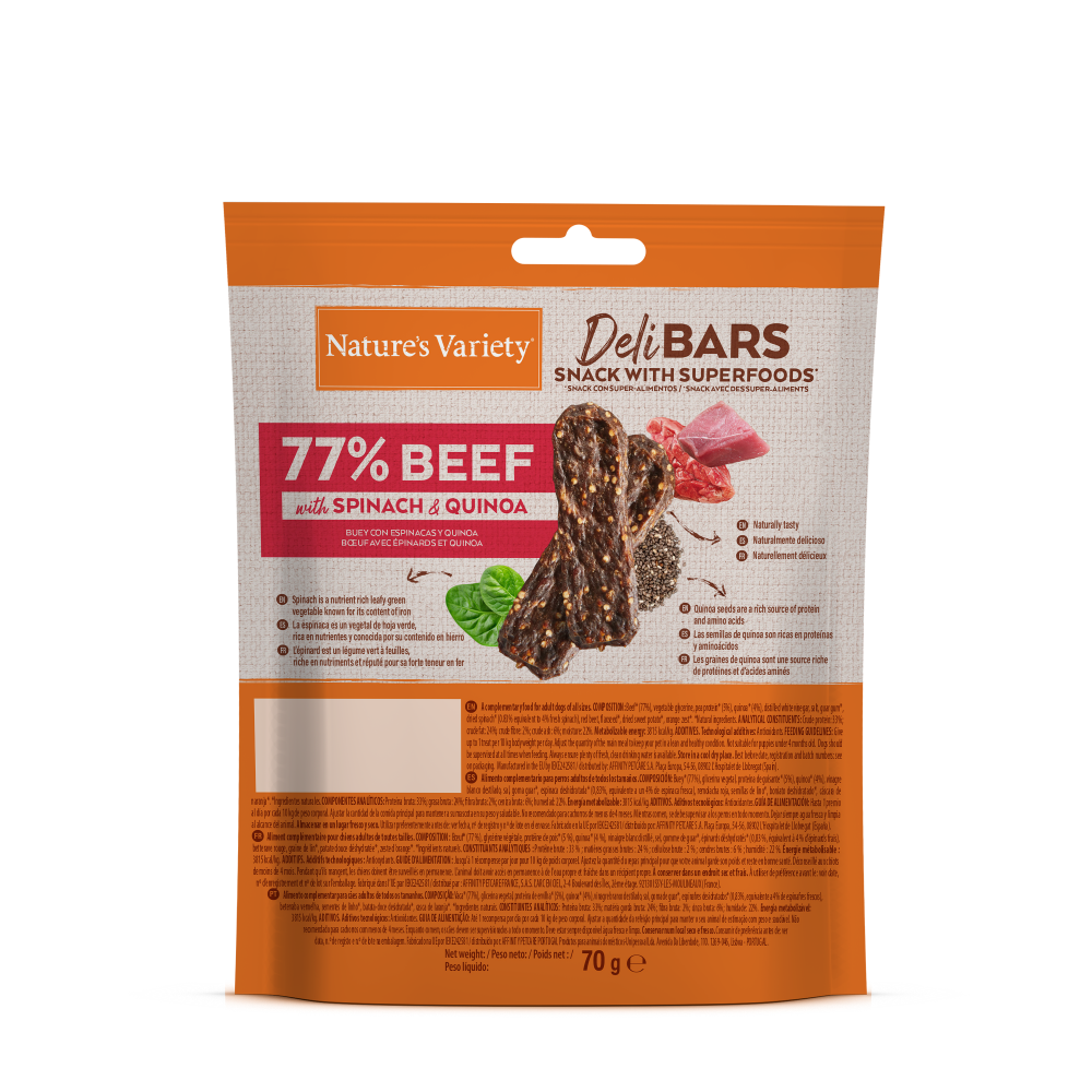DeliBars Superfood Snacks Buey