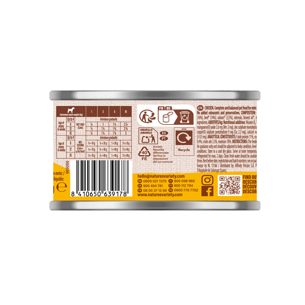 PAT&Eacute; PUPPY MINI CHICKEN