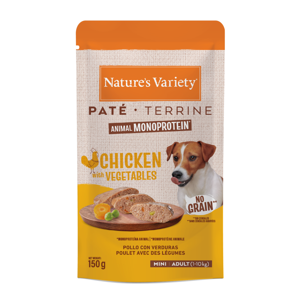 PAT&Eacute; MONOPROTE&Iacute;NA ANIMAL ADULTO MINI FRANGO