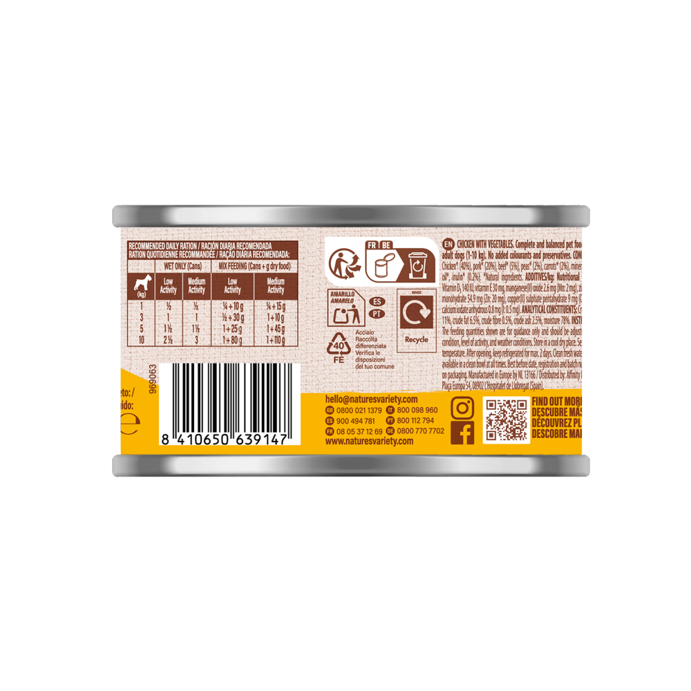 PAT&Eacute; ADULTO MINI FRANGO