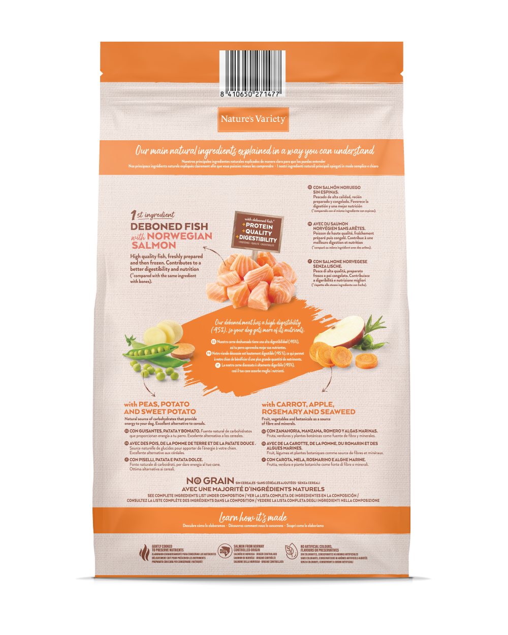 NO GRAIN ADULT SAUMON NORV&Eacute;GIEN