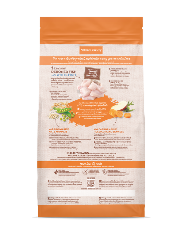 HEALTHY GRAIN ADULT MED/MAXI PESCADO BLANCO