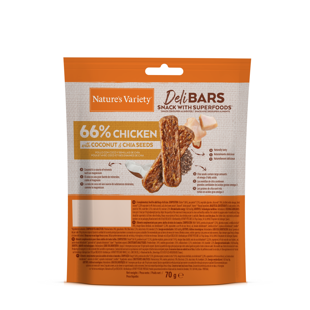 DeliBars Superfood Snacks Pollo