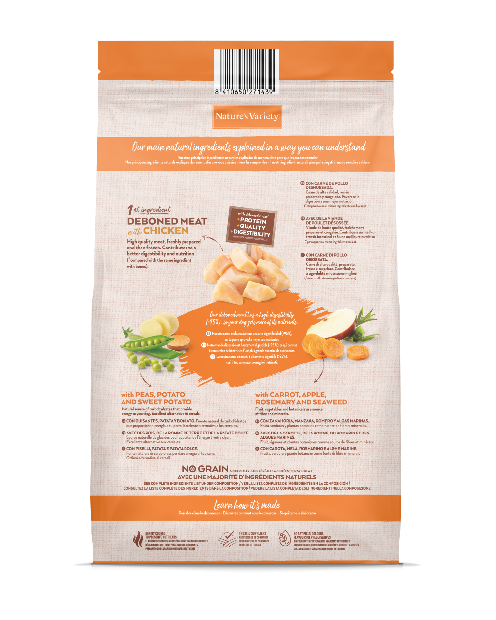 NO GRAIN ADULT MED/MAXI CHICKEN