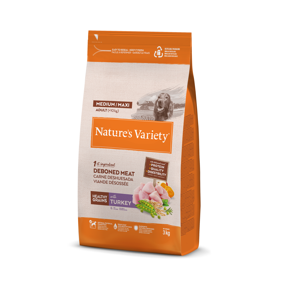 HEALTHY GRAINS ADULT MED/MAXI TURKEY