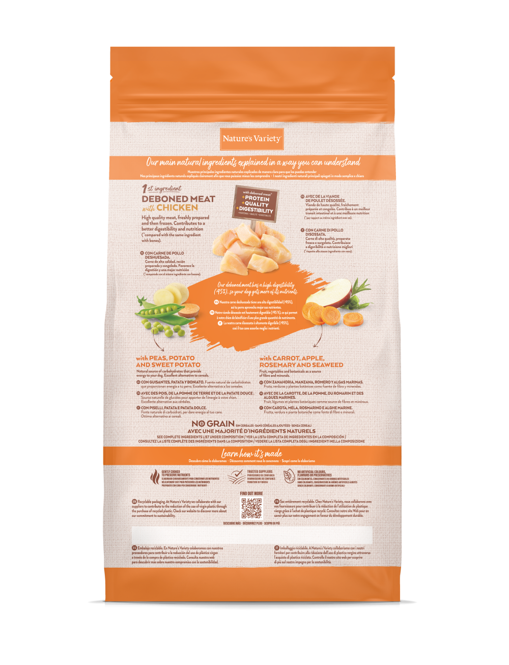 NO GRAIN ADULT MED/MAXI CHICKEN