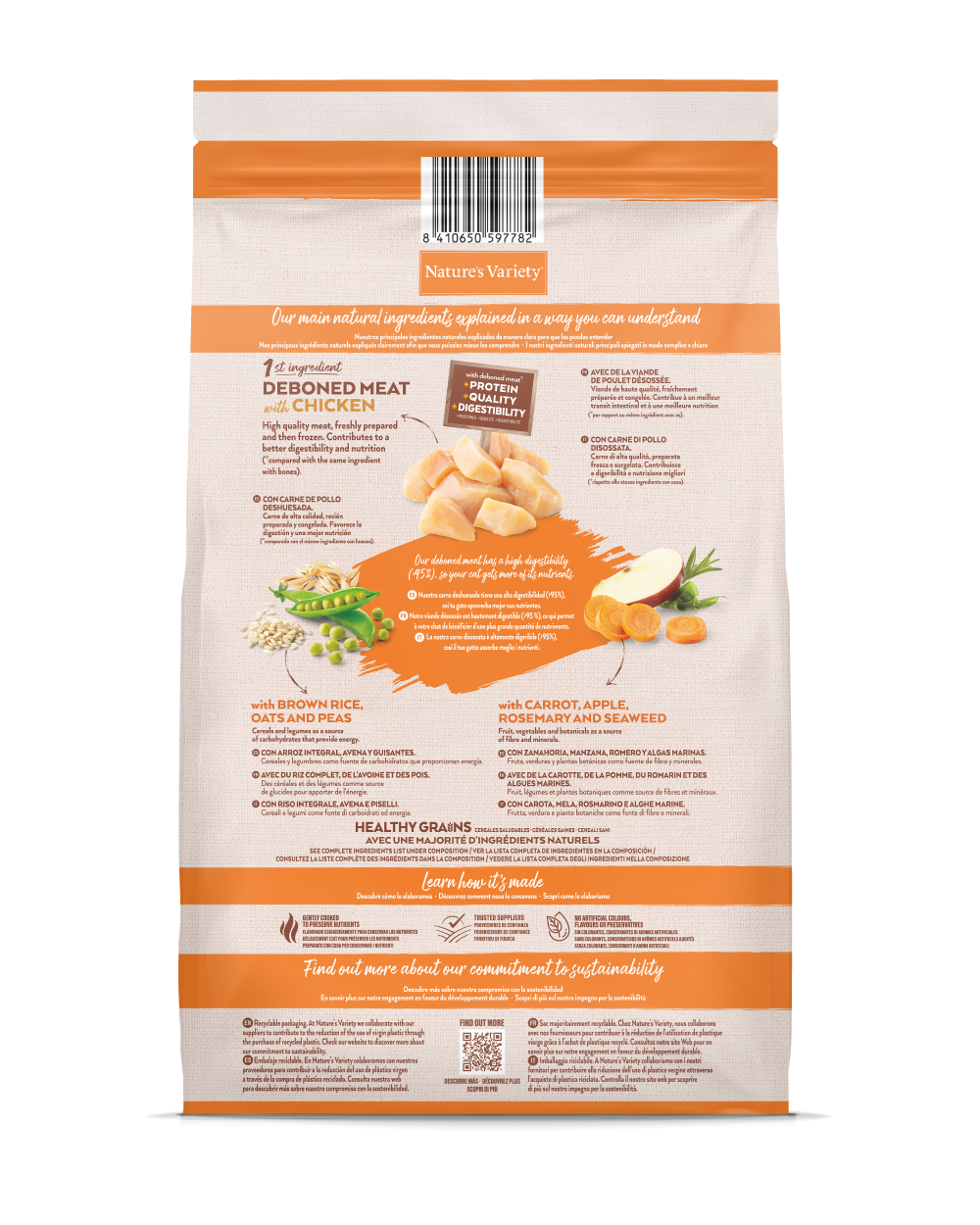 HEALTHY GRAINS STERILIZED CHICKEN