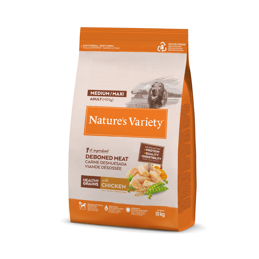 HEALTHY GRAIN ADULT MED/MAXI POULET