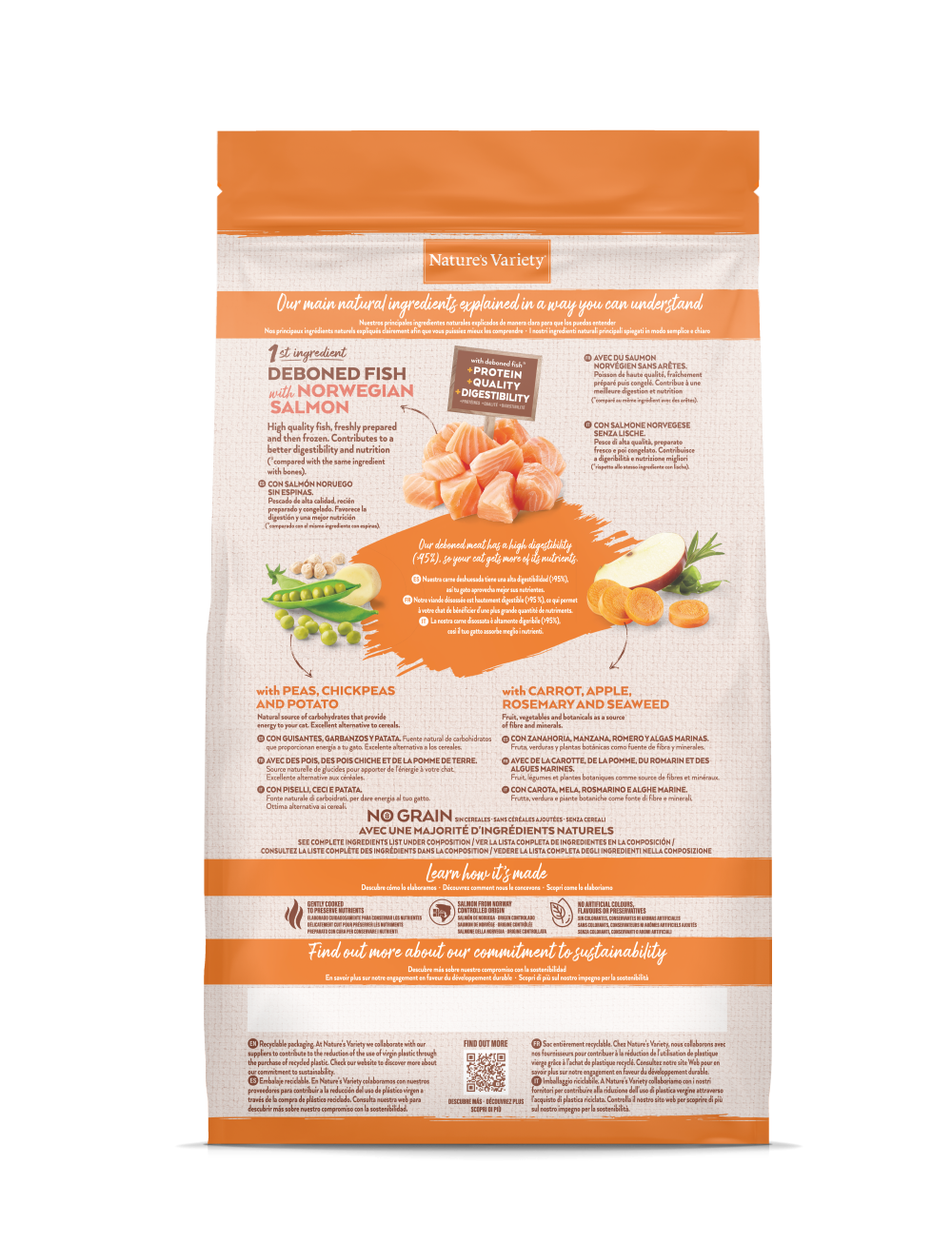 NO GRAIN STERILIZED NORWEGIAN SALMON