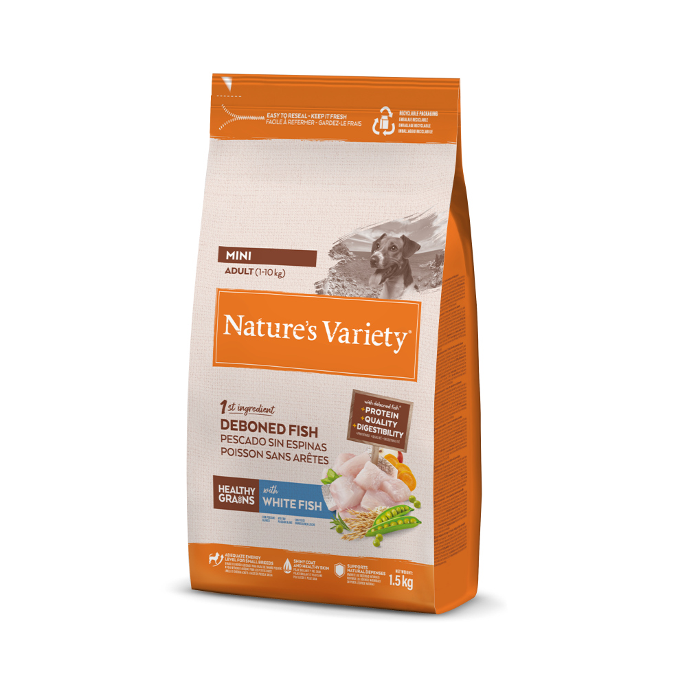 HEALTHY GRAINS ADULT MINI WHITE FISH