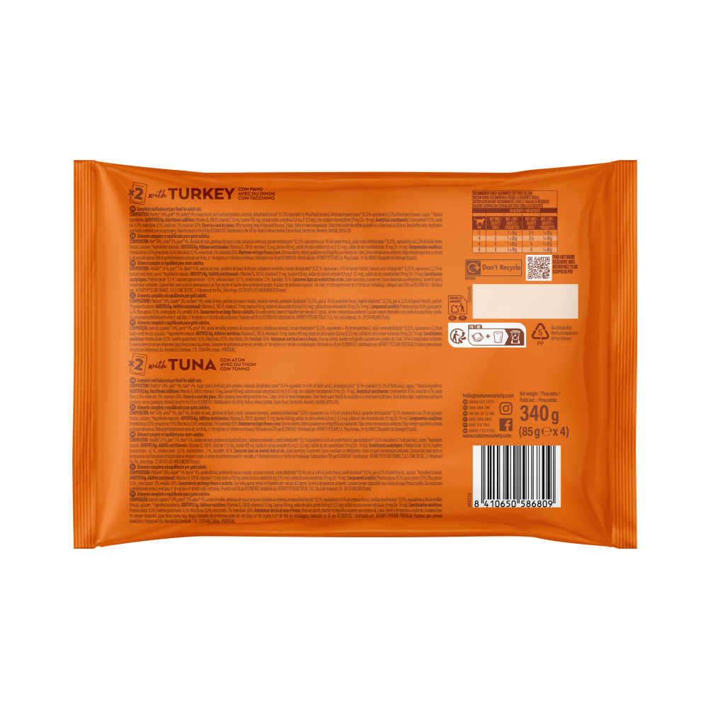 NVC Bites in Gravy Turkey & Tuna