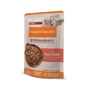 NVC BITES IN GRAVY  WITH SALMON