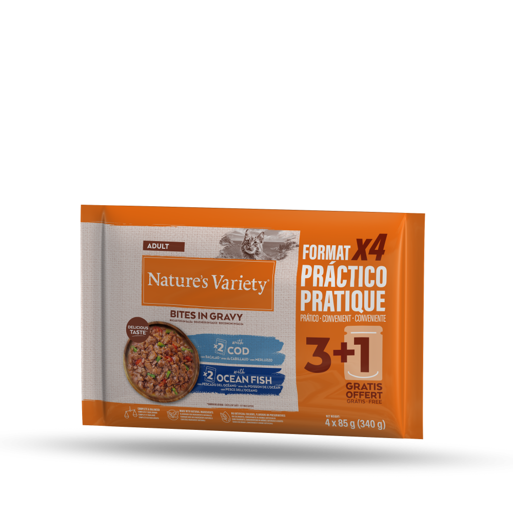 Bouch&eacute;es en sauce avec du Cabillaud ou Poisson de l'Oc&eacute;an