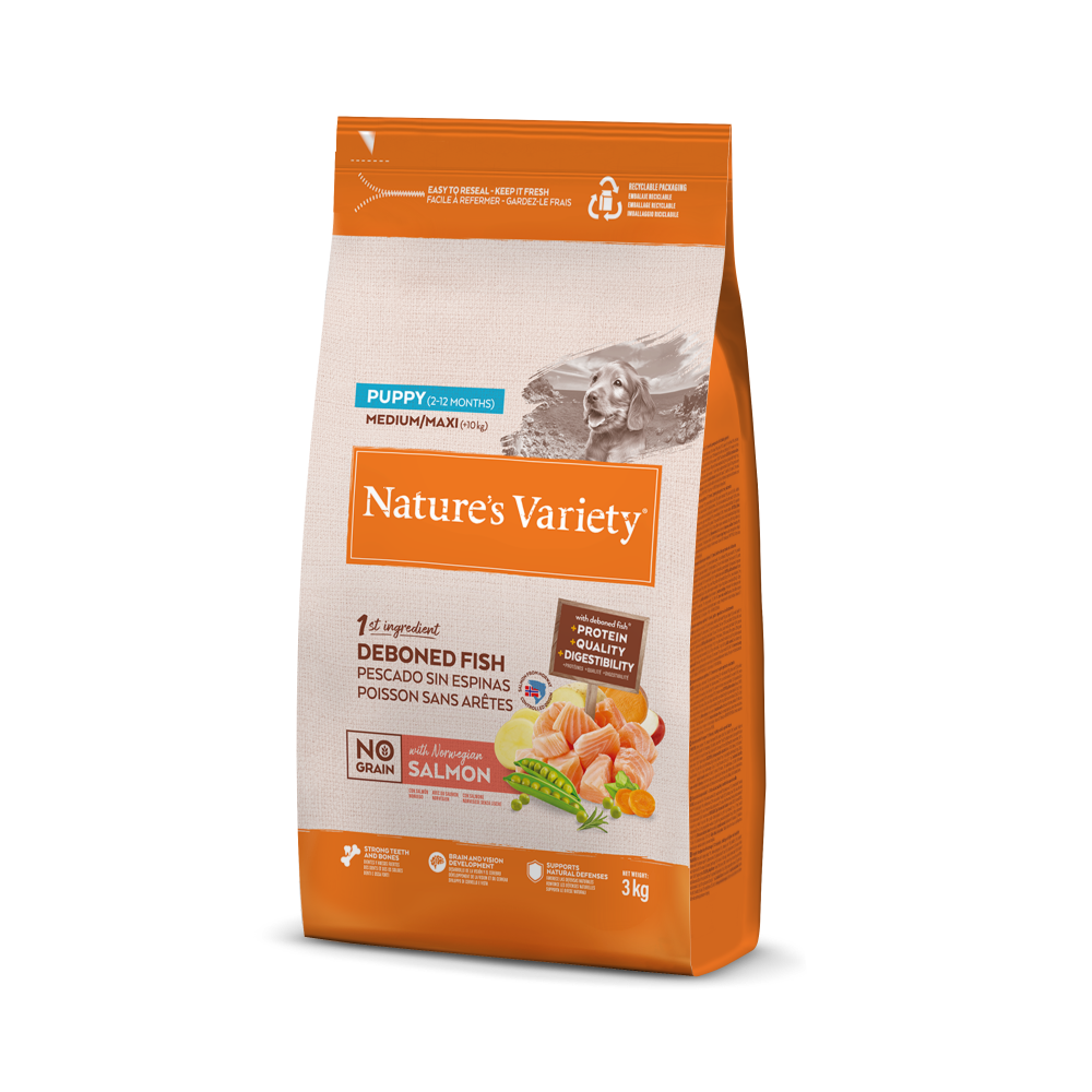 NO GRAIN PUPPY MED/MAXI SAUMON NORV&Eacute;GIEN